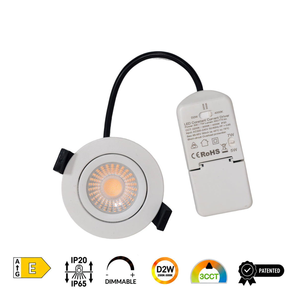 Blaze -68- SMD LED Downlight Verstelbare bladveer