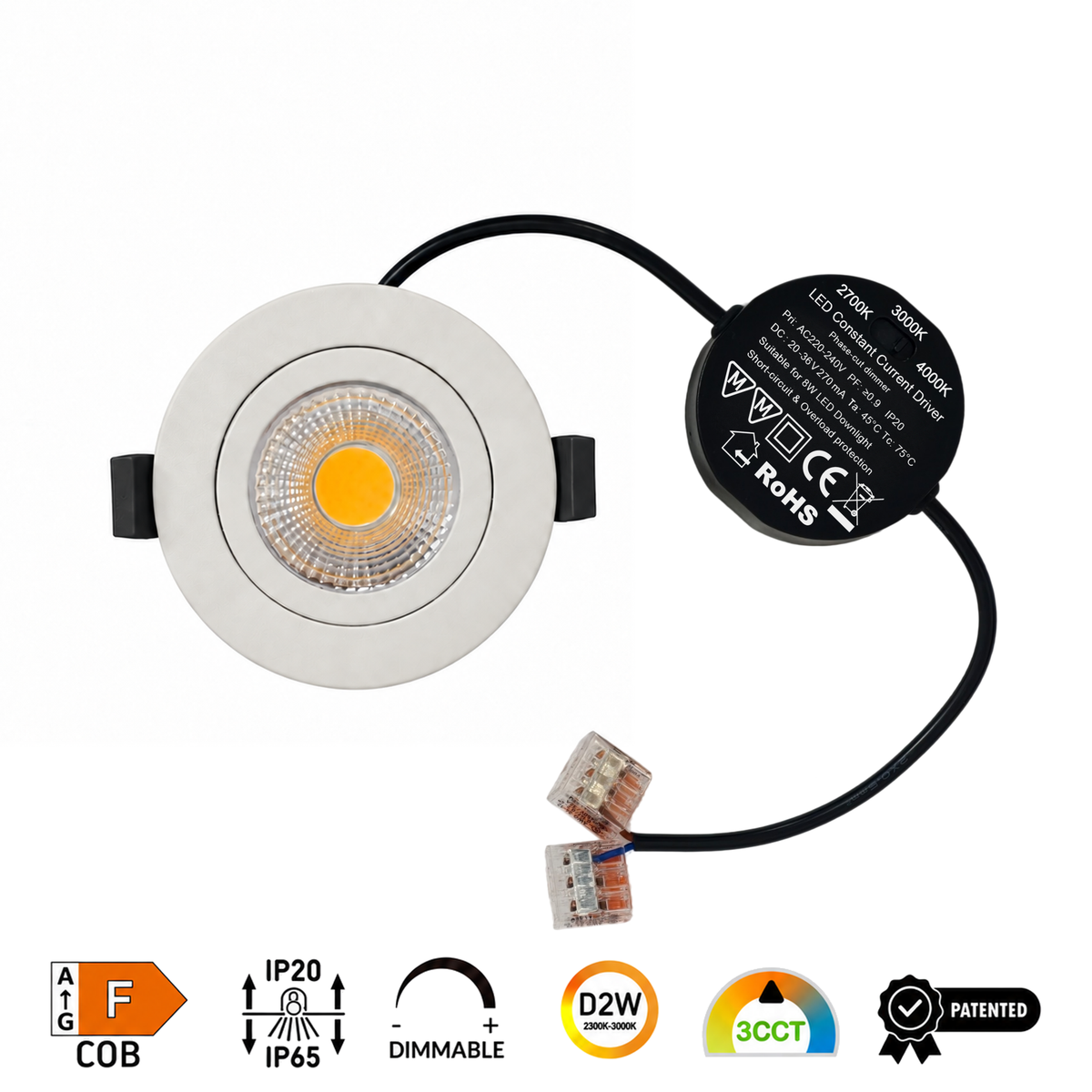 Blaze -75- COB LED Downlight Adjustable